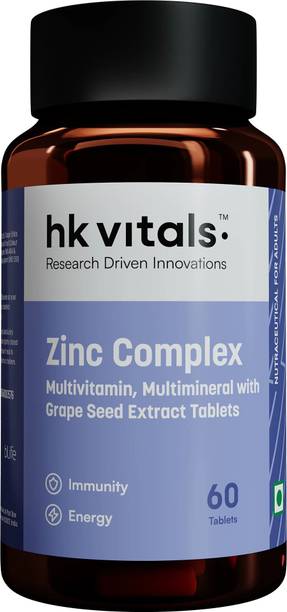 HEALTHKART HK Vitals Zinc Supplements With Vitamin C, Vitamin D, Iron & Multivitamins