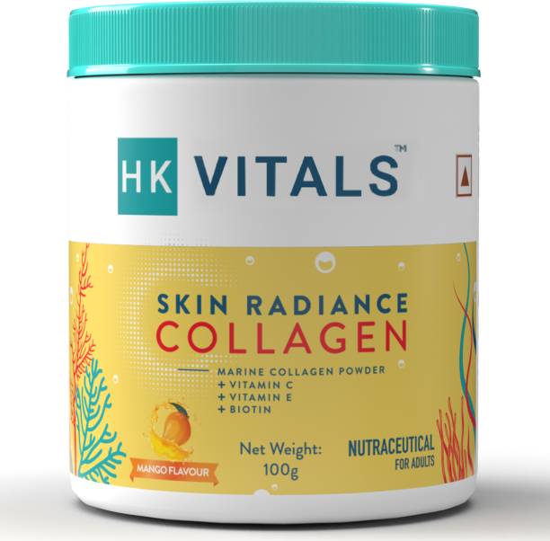 HEALTHKART HK Vitals Skin Radiance Collagen Supplement with Biotin, Mango