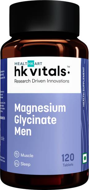 HEALTHKART hk vitals Magnesium Glycinate Men (2000mg), For Better Sleep Quality
