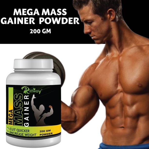 Riffway Mega Mass_ Weight Gain Powder High Calories Protein Supplement Weight Gainer Weight Gainers/Mass Gainers