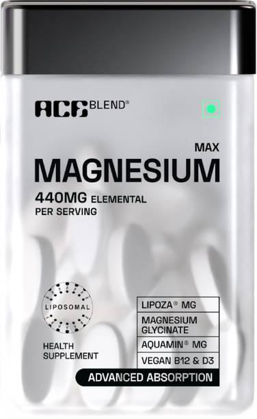 Ace Blend Max Magnesium Glycinate 1600mg Triple Complex For Deep Sleep & Muscle Recovery
