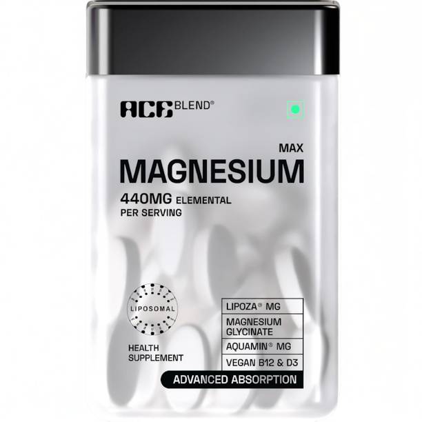 Ace Blend Max Magnesium Glycinate 1600mg Triple Complex For Deep Sleep & Muscle Recovery
