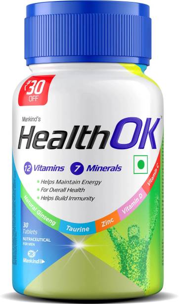 Health Ok Daily Multivitamin for Energy & Overall for Men