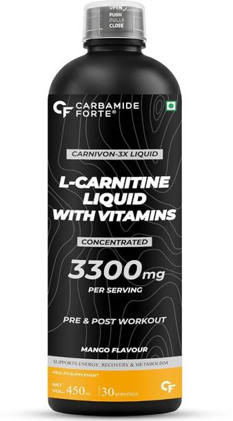CARBAMIDE FORTE L-Carnitine Liquid 3300mg | L Carnitine L-Tartrate Supplement for Fat Loss 450 ml