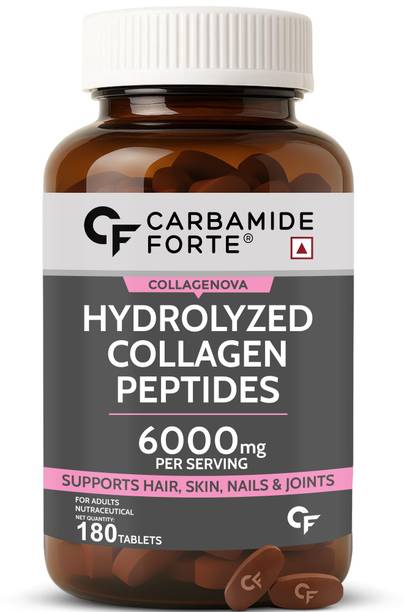 CARBAMIDE FORTE Collagen Powder Tablets - 6000mg with Type 1 & 3 Collagen Supplement