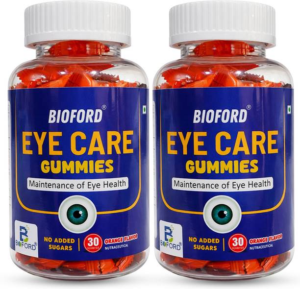 bioford Eye Care Gummies with Lutein & Zeaxanthin Reduces Digital Strain Eye