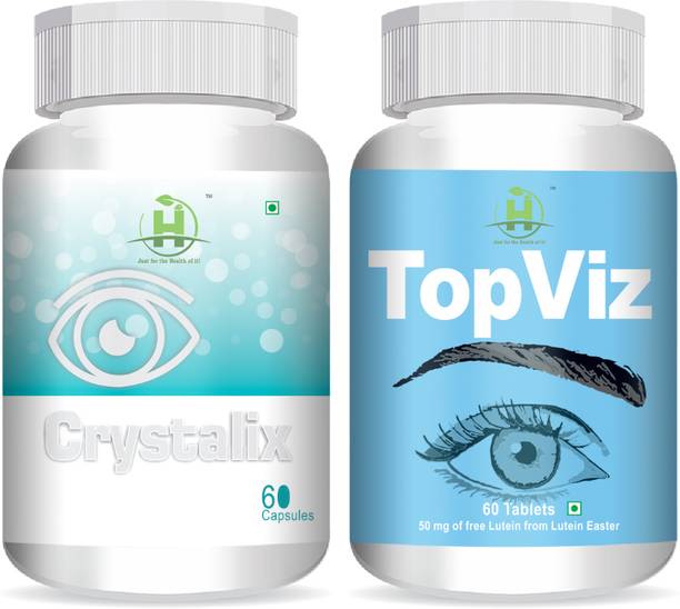 Healthy Nutrition Crystalix & Topviz Complete Eye Health Formula to Maintain Healthy Eyes