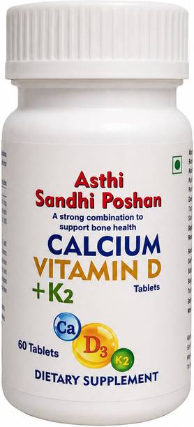 DAC - DIXIT AYURCARE - Wisdom of Ayurveda Asthi Sandhi Poshan Calcium with Vitamin D3 + K2 Tablets