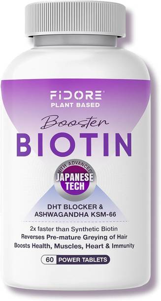 FIDORE Plant-Based Biotin Boost – Anti-Greying, Muscle & Heart Support