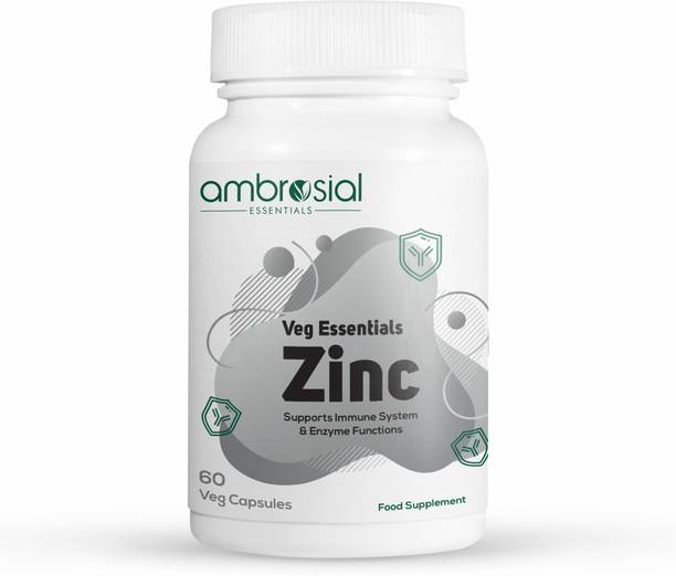 Ambrosial Zinc Tablets High Strength 30 mg |Zinc Supplements for Men & Women