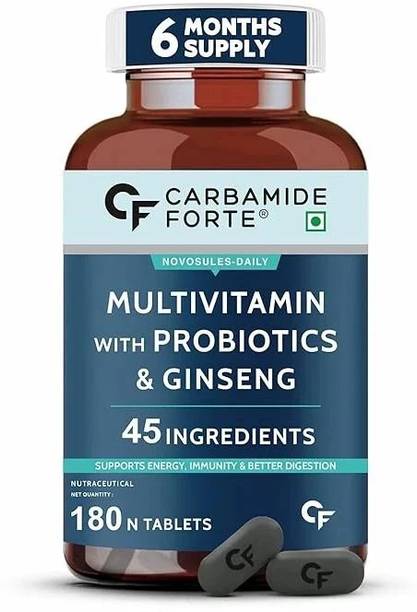 CARBAMIDE FORTE Multivitamin for Men & Women with Probiotics | Multivitamin Tablets