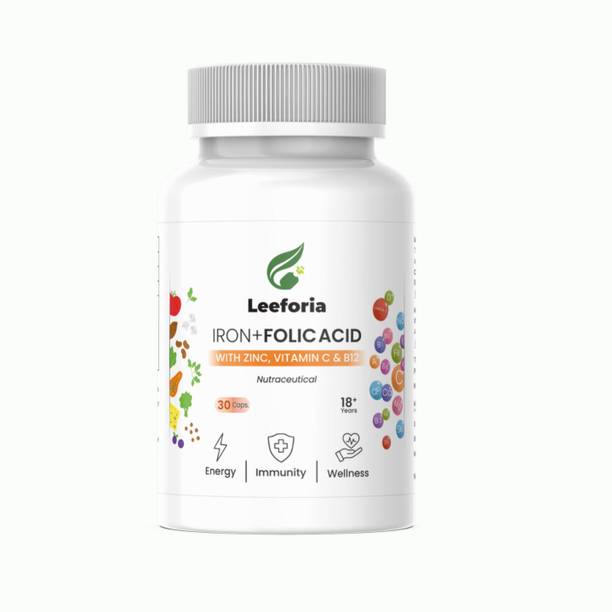 leeforia Iron + Folic Acid with Vitamin B12