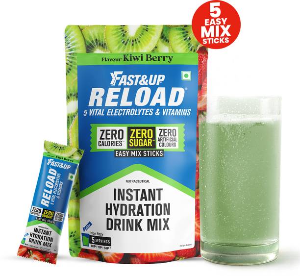 FAST&UP Reload Zero Sugar Instant Hydration Mix - Kiwi Berry | Electrolyte Powder