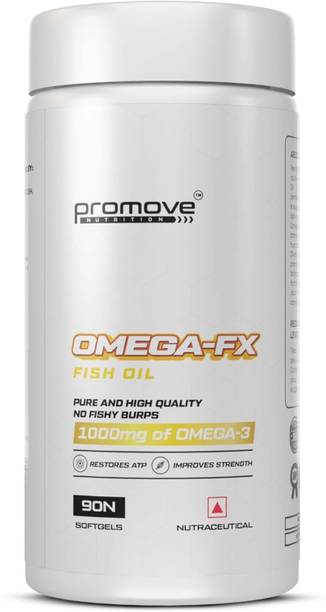 Promove Nutrition Omega-Fx Fish Oil 1000mg Of Omega-3| Pure And High Quality No Fishy Burps