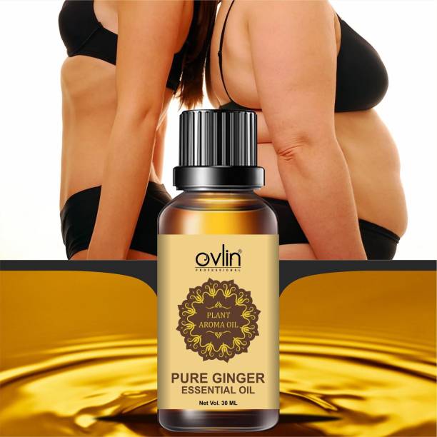 Ovlin times Belly Drainage Ginger Essential Oil Plant Aroma Oil, Slimming oil