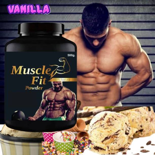 Zemaica Healthcare Muscle Fit, Whey Protein, Body Weight Gainer, Flavor Vanilla, Pack of 1
