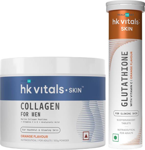 HEALTHKART hk vitals Marine Collagen for Men Supplement with Biotin & Glutathione