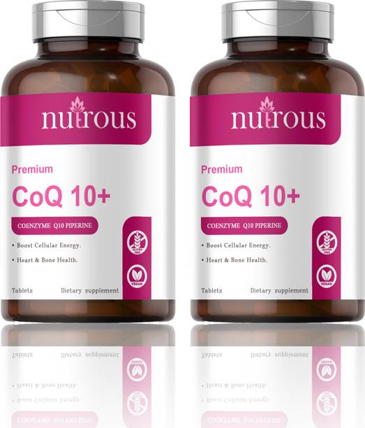 Nutrous 120mg Coenzyme Q10 Tablets with Piperine (G239)