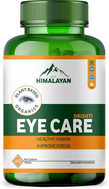 Divya Himalayan Drishti Eye Care Supplement Supports Improve Eye Health Vision with Lutein
