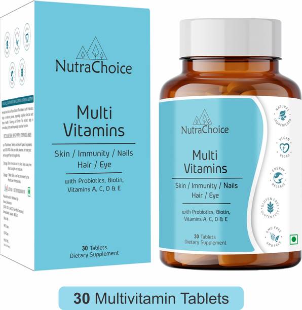 NutraChoice Multivitamin with Probiotics Supports Immunity, Gut Health