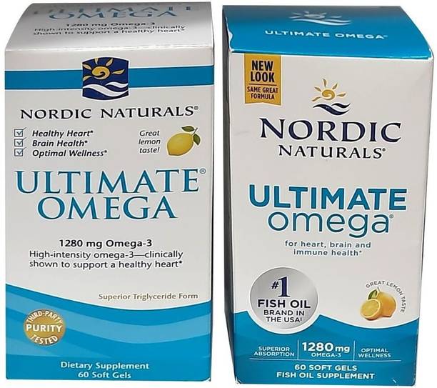 Nordic Naturals Ultimate Omega Lemon -- 1000 mg - 60 Softgels