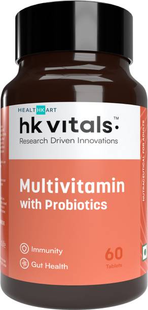 HEALTHKART HK Vitals Multivitamin with Probiotics, Immunity and Gut Health