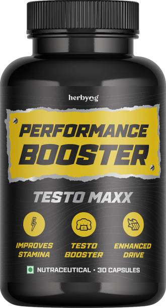 Herbyog Performance Testosterone Booster For Men Support Strength, Stamina & Performance