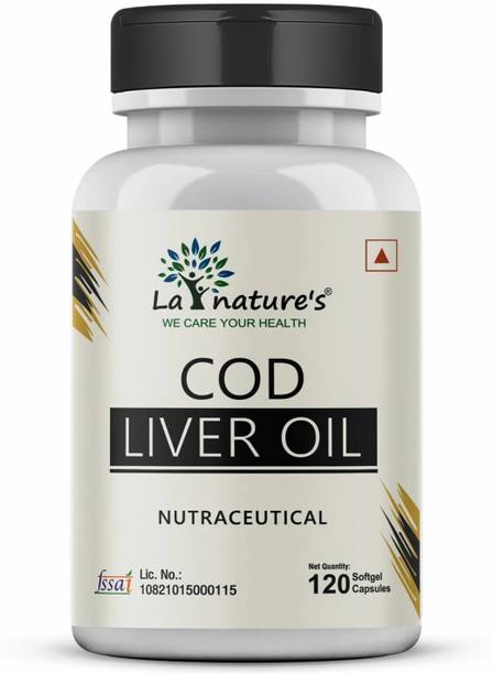 La Natures Cod Liver Oil Softgel for Immunity, Heart and Brain