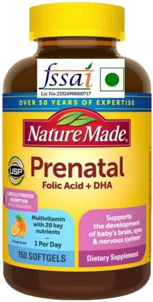 Nature Made Prenatal + DHA 150 Softgels