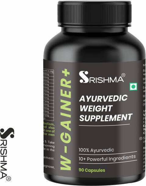 Srishma W-Gainer Clean Bulk Without the Junk Calories Weight Gainers/Mass Gainers