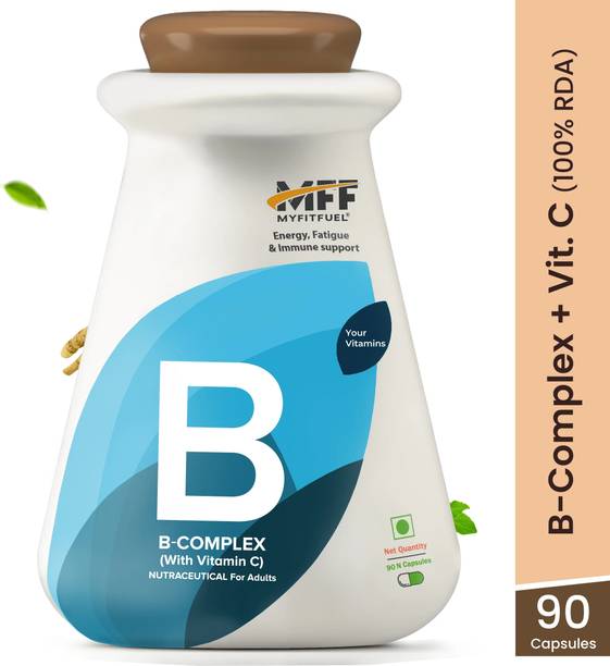 MyFitFuel B-Complex with Vitamin C, 90 Capsules