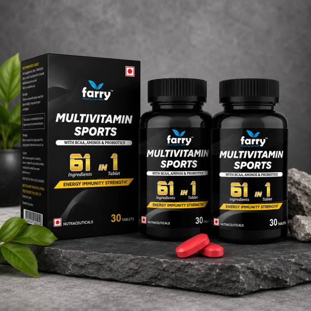 farry Gym Nutrition Multivitamin Tablets Pack of 2