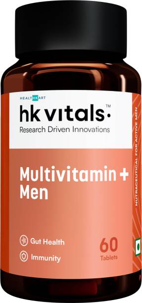 HEALTHKART HK Vitals Multivitamin Plus Men, For Energy, Stamina, Immunity, Bone & Muscle