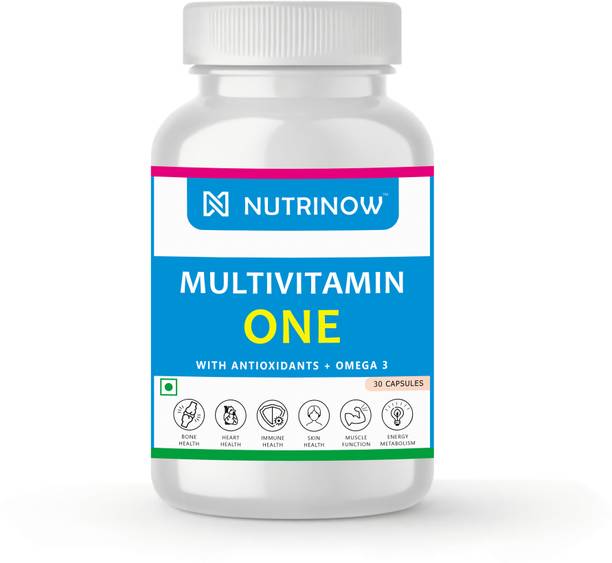 NUTRINOW Multivitamin One | With Antioxidants and Veg Omega 3 for Better Absorbability
