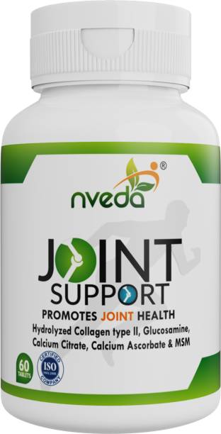 Nveda Joint Support for Joints health with Collagen Type 2, Glucosamine, Calcium & MSM