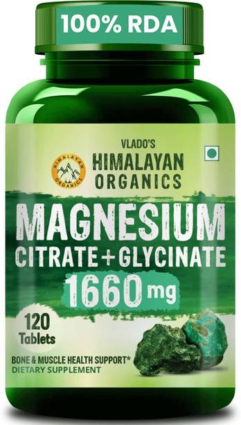 Vlado's Himalayan Organics Magnesium Citrate+Glycinate 120 tablet