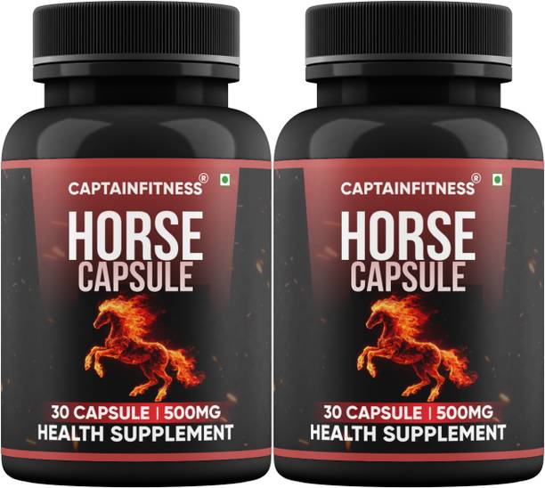 CaptainFitness Horse Capsule| Energy, Strength & Stamina-(163)