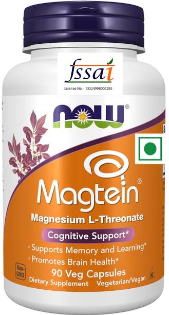 Now Foods Magtein (Magnesium L-Threonate) 90 Veg Capsules..