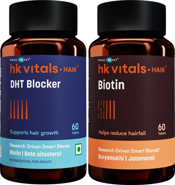 HEALTHKART HK Vitals Biotin and DHT Blocker with Biotin, Hair Growth Supplement