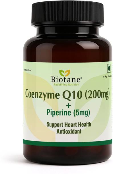 Biotane Coenzyme Q10 (CoQ10) 200 mg with Piperine 5mg IFor Men and WomenI