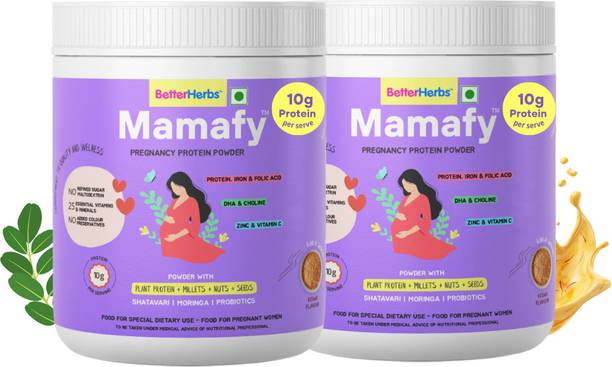 better herbs Mamafy Mother's Nutritional Pregnancy Powder | 10g Protein | Kesar Flavour
