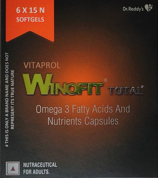 VITAPROL Winofit Total Omega 3 Softgel Energy Heart Brain Joint Health Nutrition