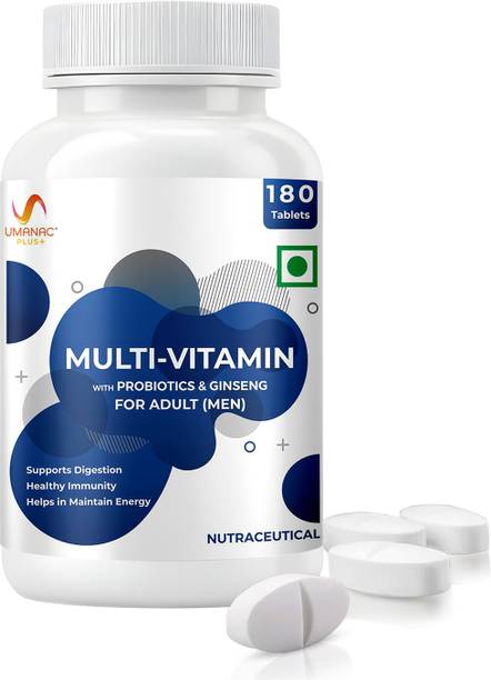 Umanac Plus Men’s Multivitamin with Ginseng- 180 Capsules