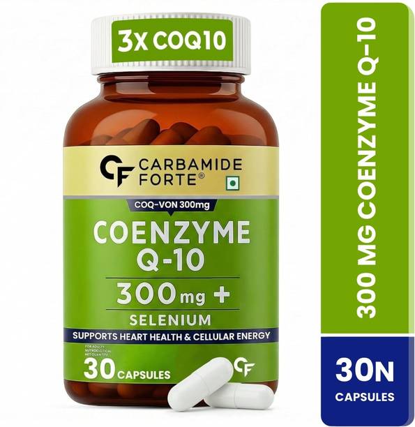 CARBAMIDE FORTE Coenzyme CoQ10 Supplements 300mg With 40mcg Selenium To Support Heart Health
