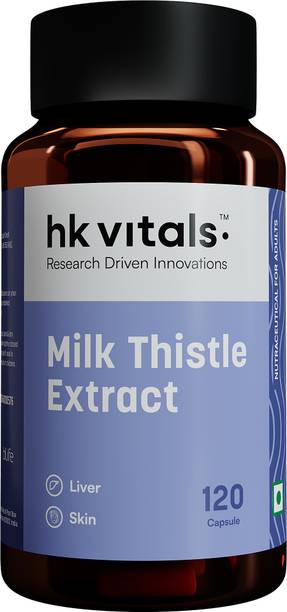 HEALTHKART HK Vitals Milk Thistle Extract 600mg, Liver Support Supplement