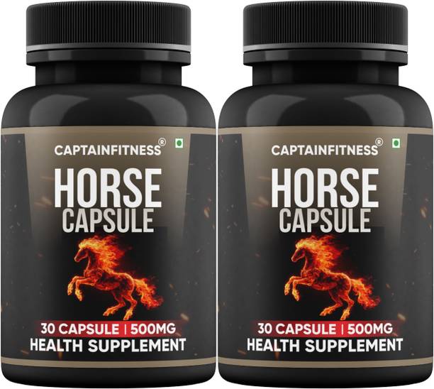 CaptainFitness Horse Capsule| Energy, Strength & Stamina-(129)