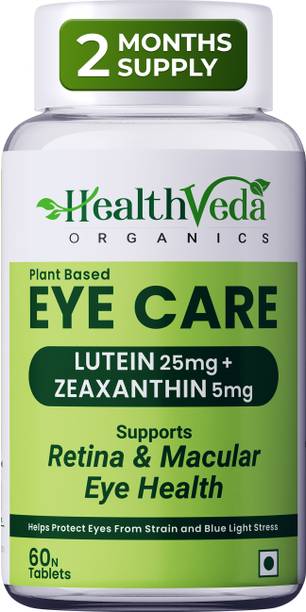 Health Veda Organics Eye Care Tablets for Improved Vision & Eye Care