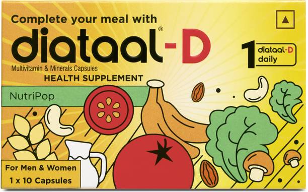 Diataal Multivitamin vit. D & ALA Sustained Energy Heart Health 10 Cap For Men & Women