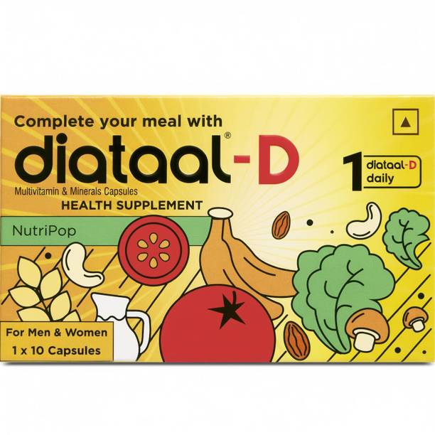 Diataal Multivitamin vit. D & ALA Sustained Energy Heart Health 10 Cap For Men & Women