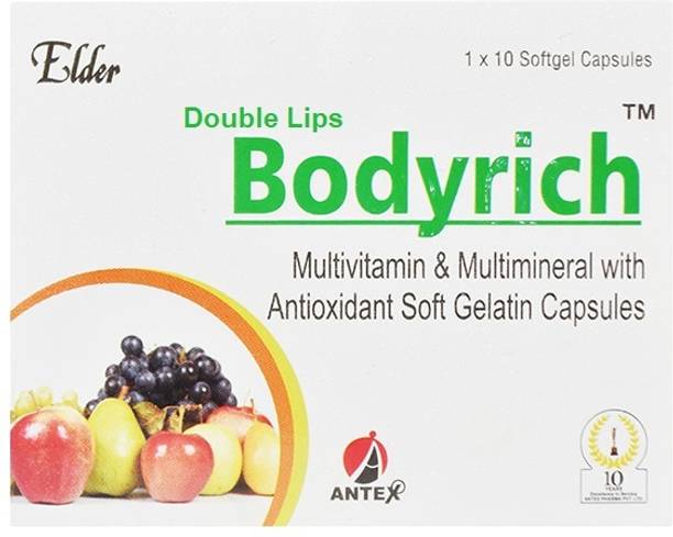 DOUBLE LIPS BODYRICH MULTIVITAMINS AND MULTIMINERALS CAPSULE (4*10CAPS)